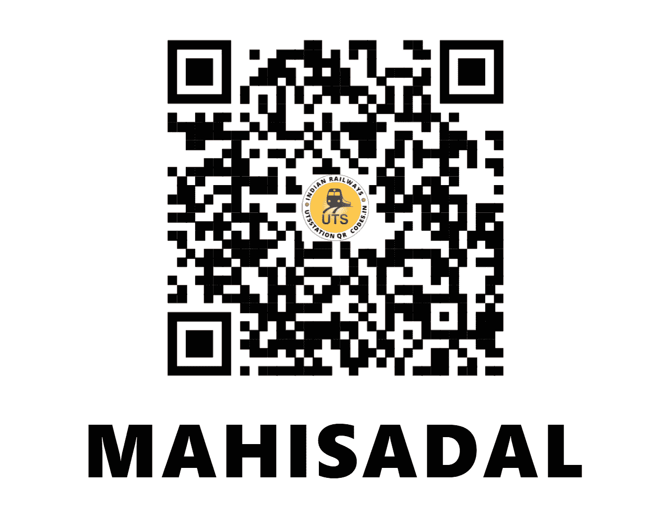 UTS QR Code for MAHISADAL - MSDL - SE (WEST BENGAL)